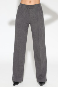 Брюки женские М-1020 полар флис (р-ры: 46-56) серый микровельвет