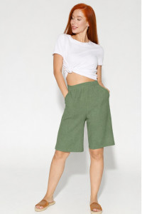 Бермуды женские М-1023 жатка (р-ры: 54-58) хаки