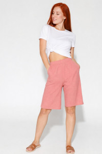 Бермуды женские М-1022 жатка (р-ры: 44-52) персик