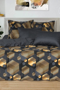 Постельное белье сатин "Альберт" (последний размер) 2-сп.евр