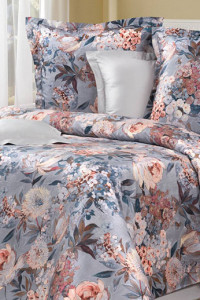 Постельное белье мако-сатин премиум "Rosselini" (последний размер) Семейн 4