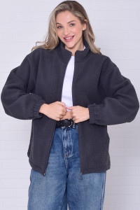 Толстовка женская 6225а флис (р-ры: 38-56) дымчатый