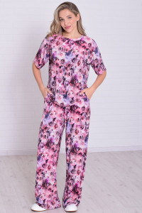 Костюм двойка женский 5353а масло (р-ры: 44-58) розовый