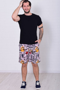 Шорты мужские 9173м кулирка (р-ры: 46-60) какао