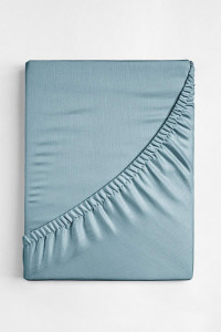 Простыня на резинке поплин "Аквамарин"