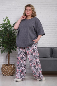 Костюм двойка женский "Дана" кулирка (р-ры: 50-64)