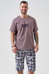 Костюм двойка мужской 2449-К "Рестарт" кулирка (р-ры: 48-58) бежевый