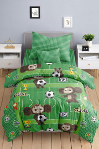 Детское постельное белье бязь "Чебурашка Футбол"