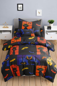 Детское постельное белье бязь "Черный кот"