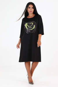 Платье женское №31760 атаман (последний размер) зеленый 54,56