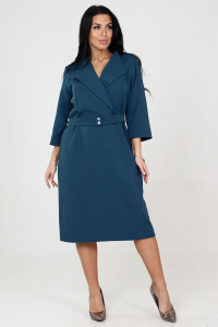 Платье женское №31763 барби (последний размер) синий 50,54,56