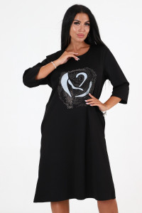 Платье женское №31760 атаман (последний размер) серый 60