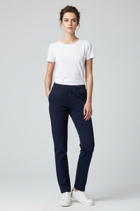 Брюки женские №569 футер 2-х нитка (р-ры: 42-44) синий