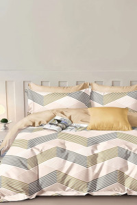 Постельное белье сатин на резинке "Моцарт"