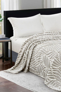 Плед велсофт бамбук "Волны"