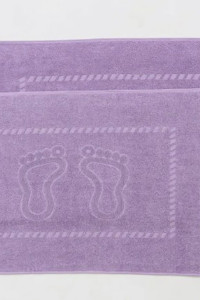 Полотенце махровое "Ножки" насыщенная сирень