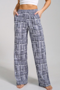 Брюки женские №36940 кулирка (последний размер) серый 48,50