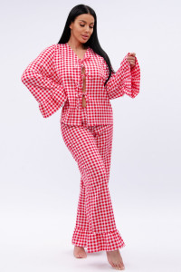 Пижама женская "Вирджиния" кулирка (р-ры: 42-52) 