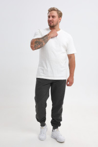 Брюки мужские №17 футер 2-х нитка (р-ры: 48-60) антрацит