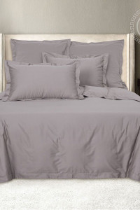 Постельное белье мако-сатин "Светло-серый"