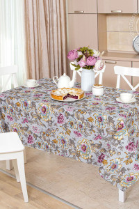 Скатерть из рогожки "Арония"