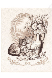 Набор кухонный из 2-х полотенец рогожка "Ностальгия"