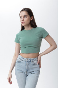 Топ женский №00002 рибана (последний размер) фисташка 42