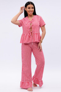 Пижама женская "Лавли" кулирка (р-ры: 42-52)