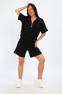 Костюм двойка женский К3191.1 футер 2-х нитка (р-ры: 46-60)