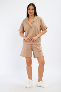 Костюм двойка женский К3191.5 футер 2-х нитка (р-ры: 46-60)