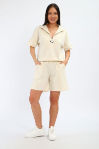 Костюм двойка женский К3191.4 футер 2-х нитка (р-ры: 46-60)