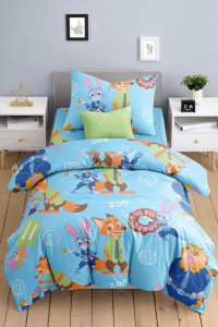 Детское постельное белье бязь "Зверомир"