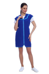 Сарафан для продавцов УН-38-08-ГАБ габардин (р-ры: 42-70) синий
