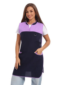 Фартук для продавцов УН-04-317-ГАБ габардин (р-ры: 46-56) темно-синий