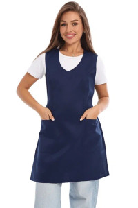 Фартук для продавцов УН-04-320-ГР смесовая ткань (р-ры: 44-54) синий