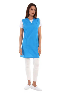 Фартук для продавцов УН-04-169-ТС смесовая ткань (р-ры: 46-56) синий