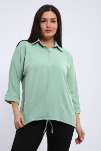 Туника женская №31941 суперсофт (последний размер) зеленый 58,60