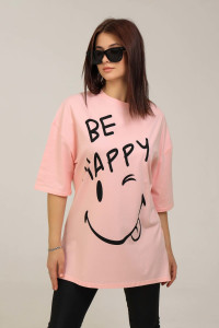 Футболка женская №50545 кулирка (последний размер) розовый 54