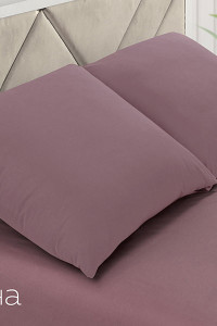 Наволочка классическая поплин однотонный бузина 2 шт. (последний размер) 50х70