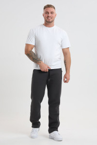 Брюки мужские №22300 футер 3-х нитка (последний размер) фумэ 54