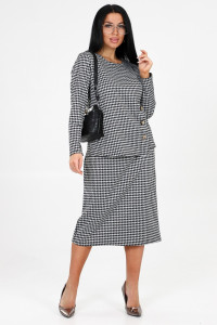 Костюм двойка женский №31788 академик (последний размер) белый 48,50,54,56