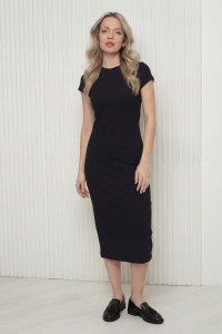 Платье женское №14503 кашкорсе (р-ры: 42-52) черный