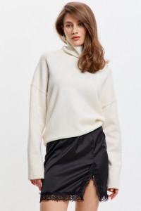 Юбка женская М-17 армани шёлк (р-ры: 42-52) черный