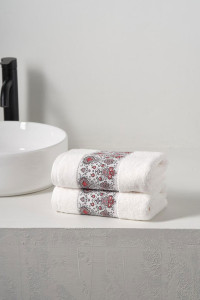 Набор махровых полотенец "Softness" белый 2 шт.