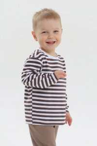 Лонгслив детский 2391-К кулирка (р-ры: 80-98) коричневый