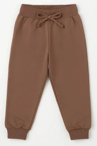 Брюки детские 2379-Фут "Футер" футер 2-х нитка (р-ры: 80-110) коричневый