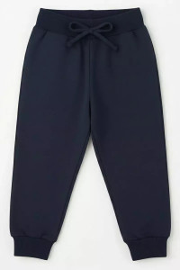 Брюки детские 2379-Фут "Футер" футер 2-х нитка (р-ры: 80-110) синий