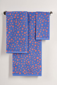 Полотенце махровое Urban Family "Капельки" голубой