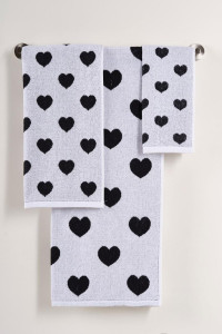 Полотенце махровое Urban Family "Сердечки"