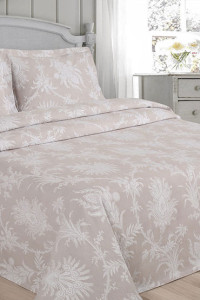 Покрывало Lumatex Португалия жаккард премиум "Fust" светло-коричневый (последний размер) 240х260